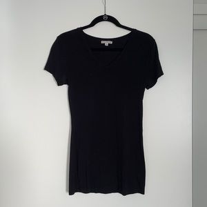Black V-Neck T-Shirt